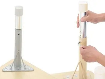 Rectangular table Owlaf height adjustable in 5 steps Rectangular table Owlaf height adjustable in 5 steps